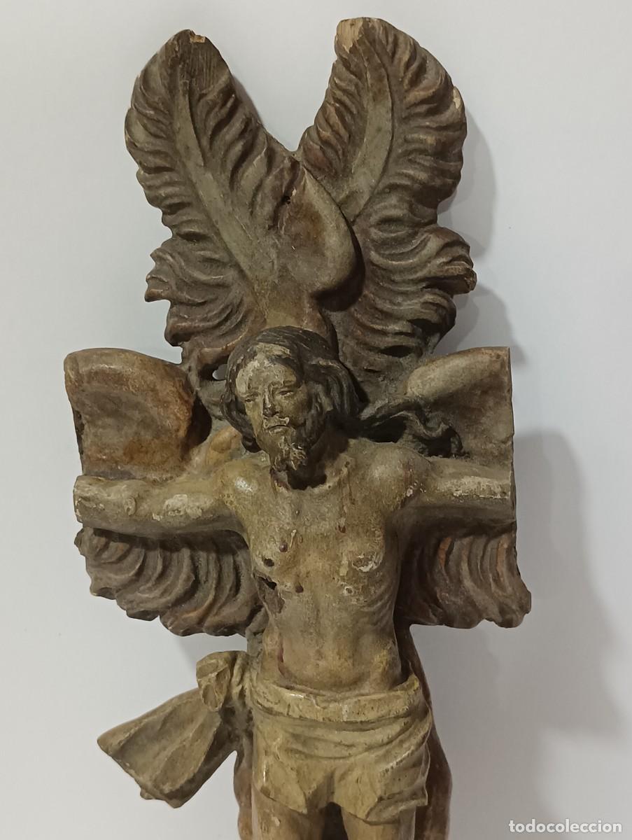 Arte: CRISTO S.XVIII MADERA - Foto 3