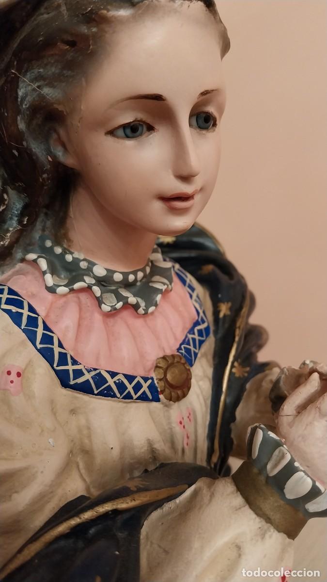 Arte: Busto Virgen Maria (19cm) - Foto 3