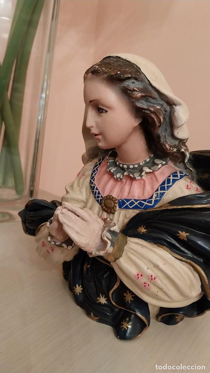 Arte: Busto Virgen Maria (19cm) - Foto 5
