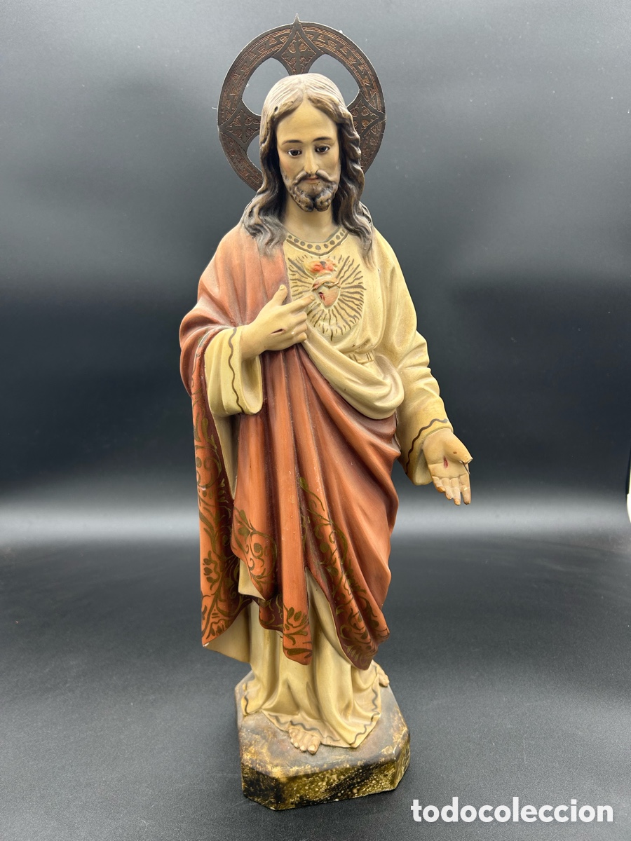 Arte: Escultura Sagrado Coraz&oacute;n - Foto 1