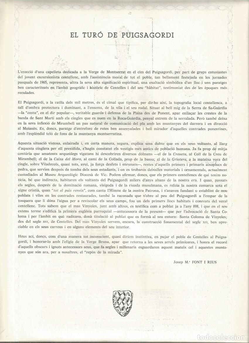Arte: COL&middot;LECCI&Oacute; DE CATORZE GOIGS CENTELLENCS - Foto 3