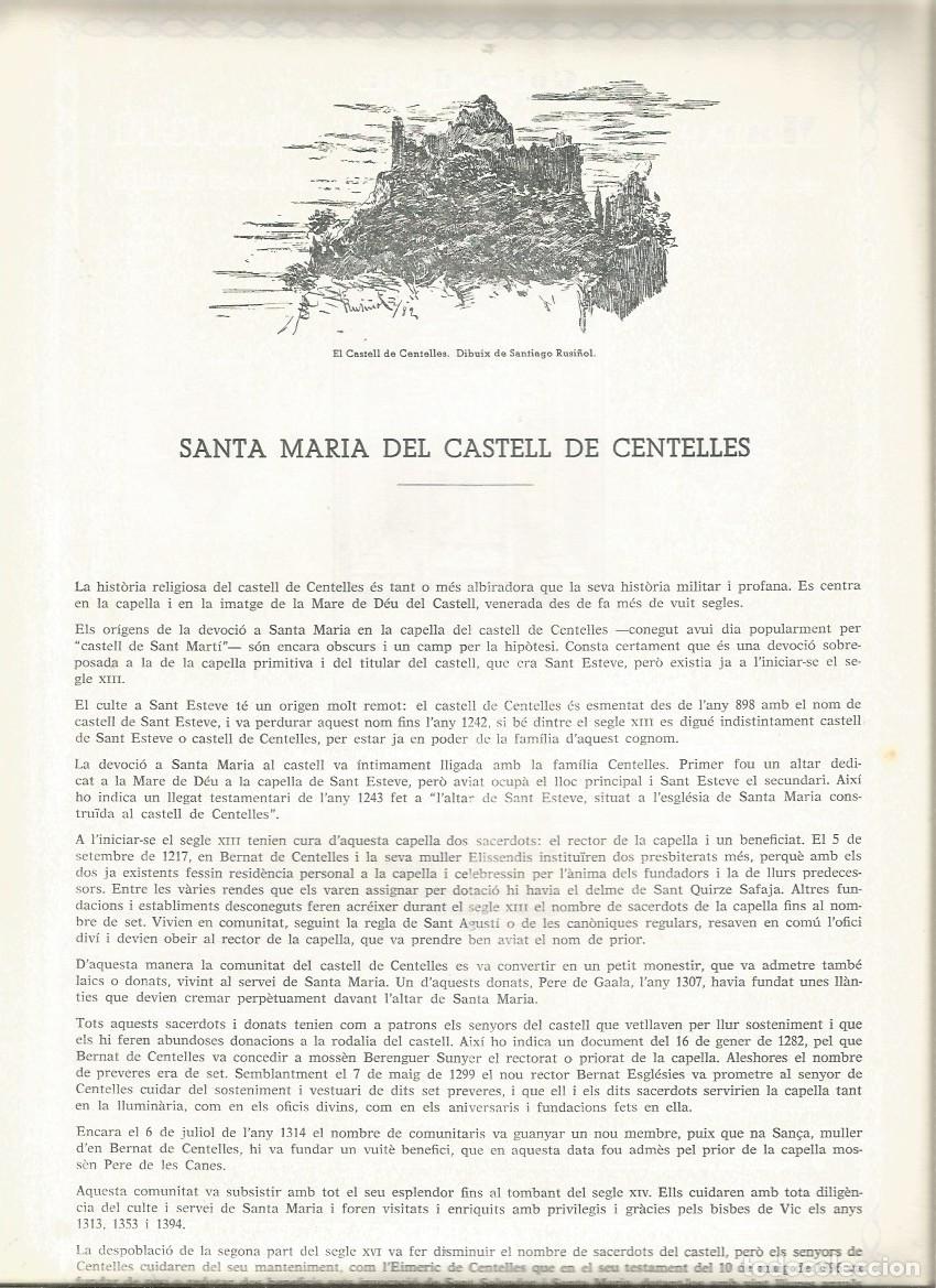 Arte: COL&middot;LECCI&Oacute; DE CATORZE GOIGS CENTELLENCS - Foto 5