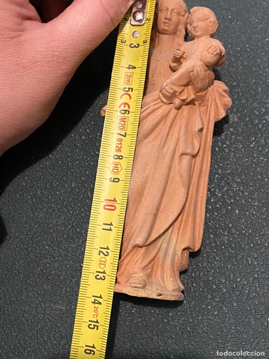 Arte: virgen con ni&ntilde;o terracota - Foto 7