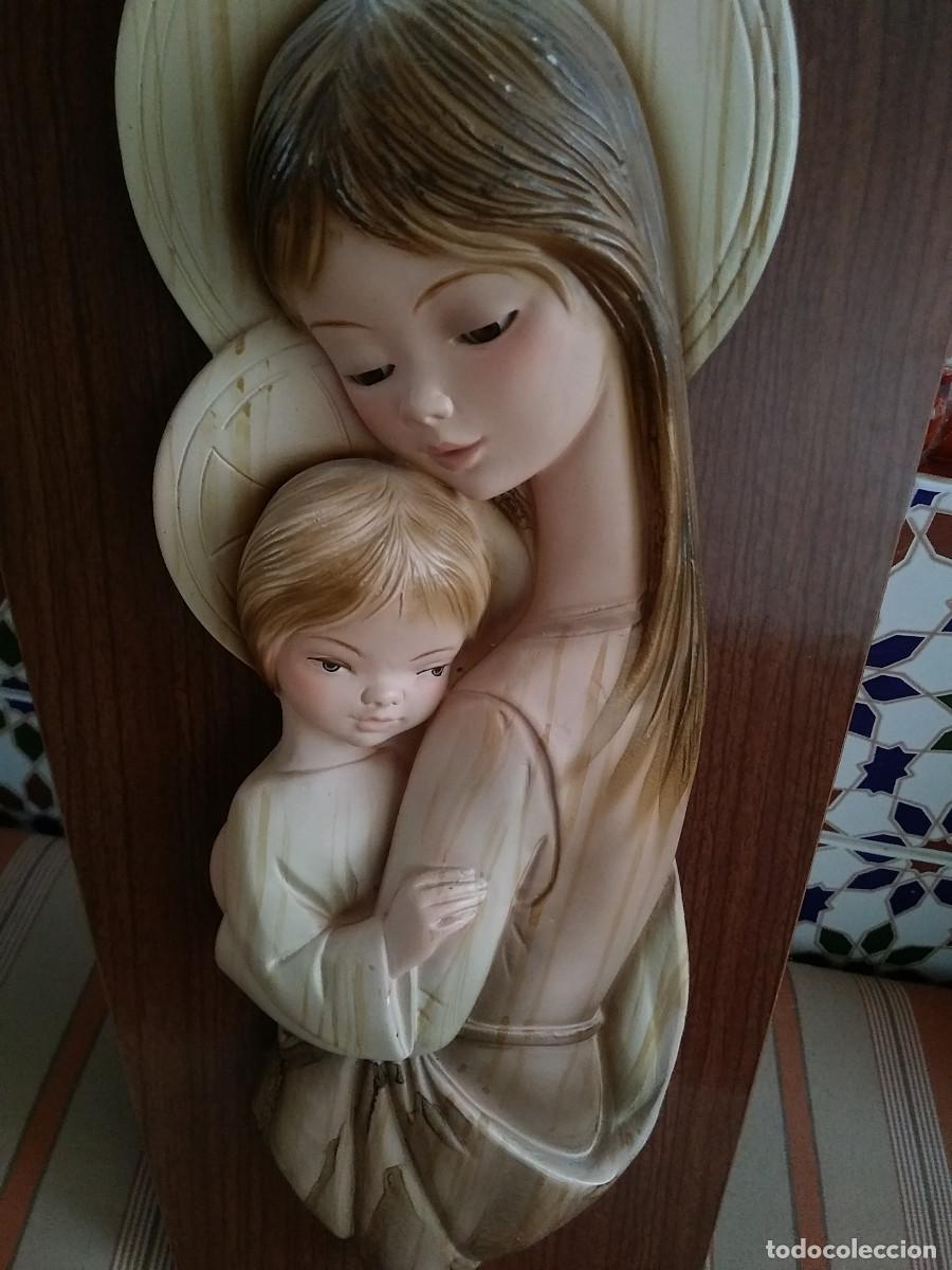 Arte: IMAGEN SOBRE MADERA DE ESCAYOLA. - Foto 3