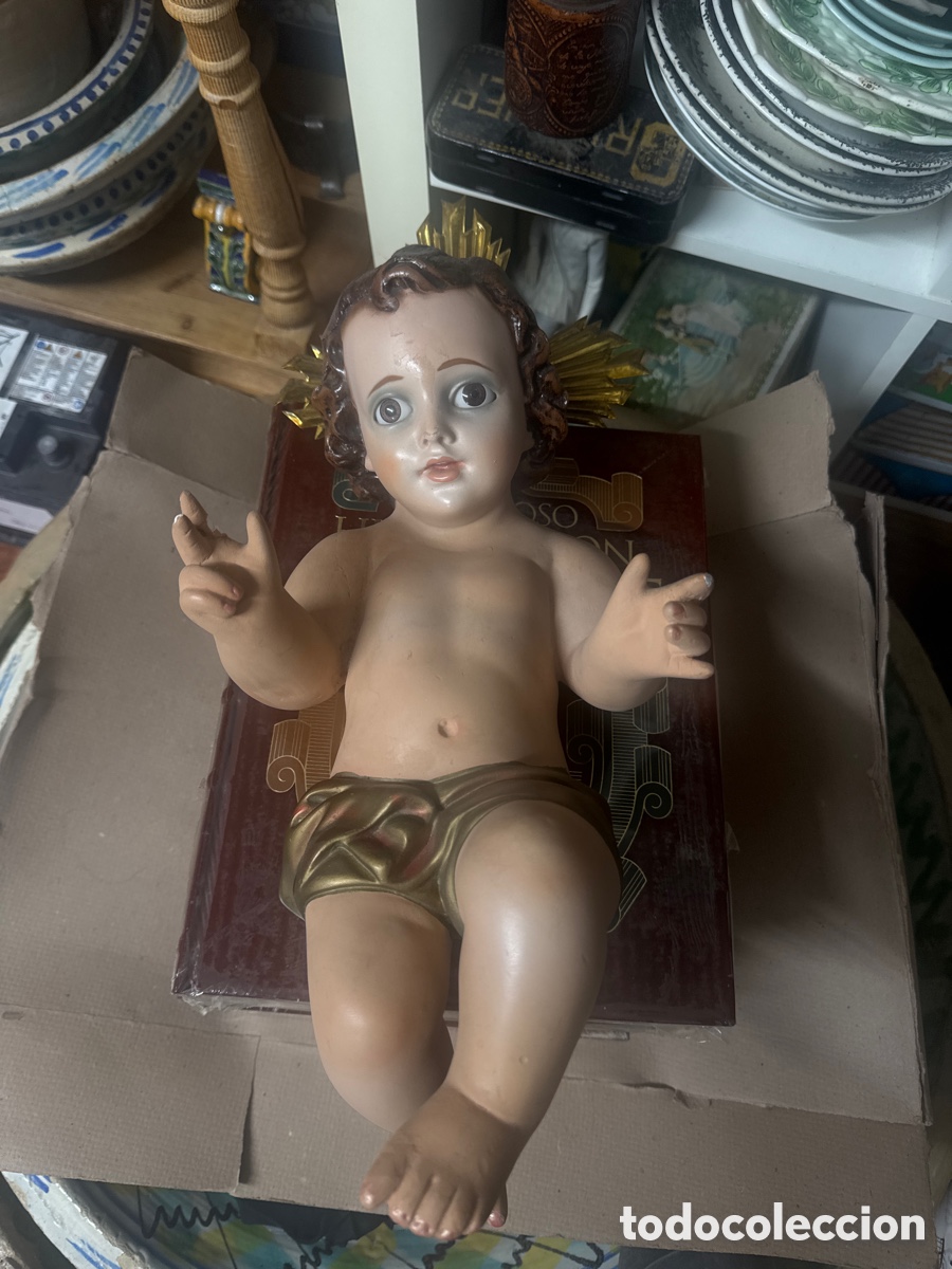 Arte: Ni&ntilde;o Jes&uacute;s de escayola - Foto 1