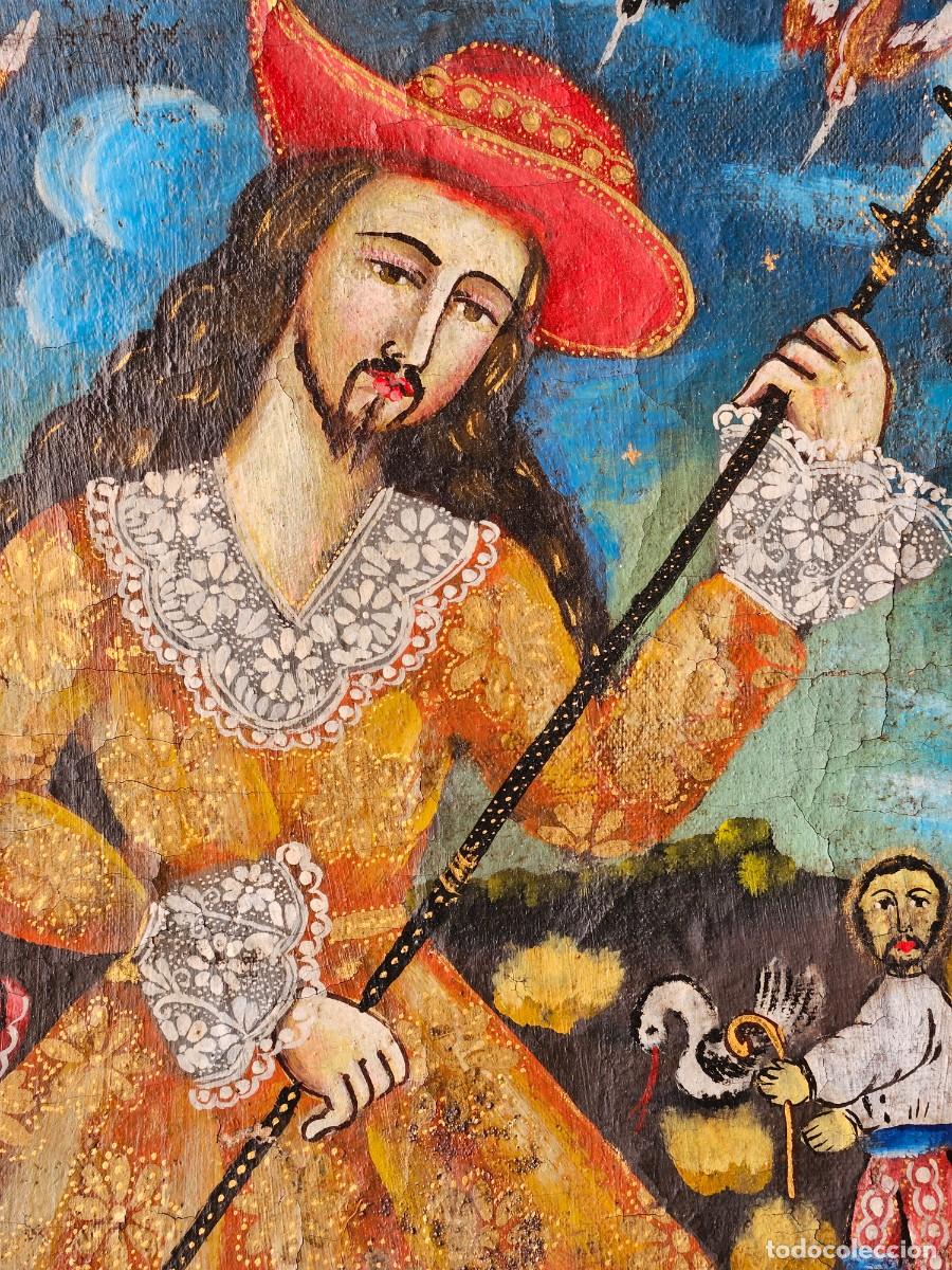 Arte: CUADRO ANTIGUO COLONIAL - Foto 13