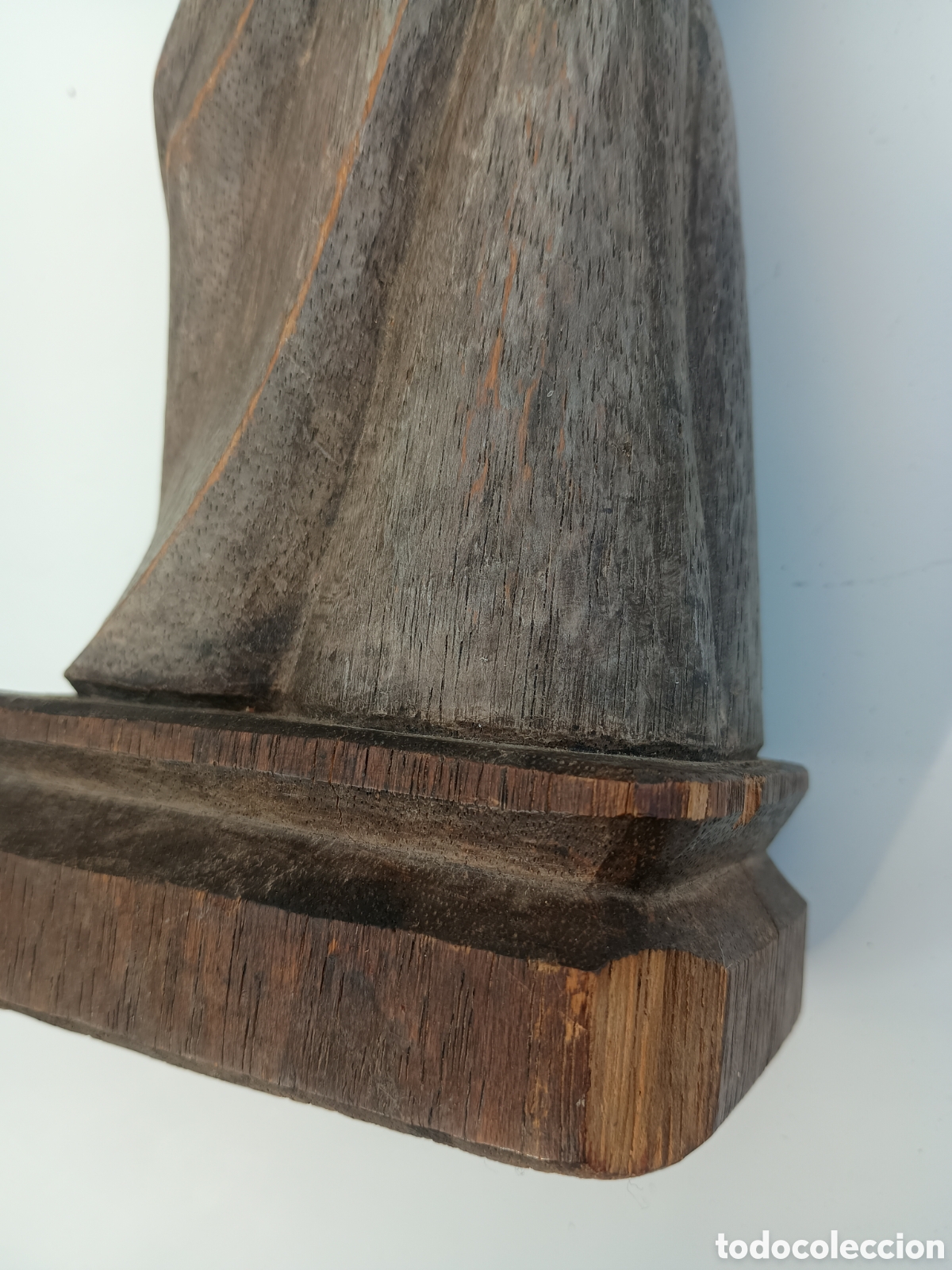Arte: Virgen Santa madera tallada - Foto 3
