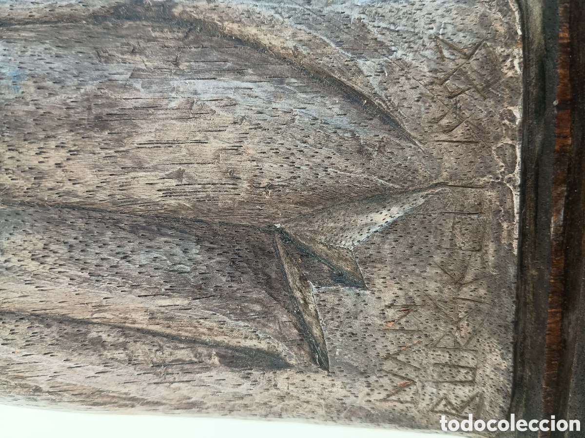 Arte: Virgen Santa madera tallada - Foto 5