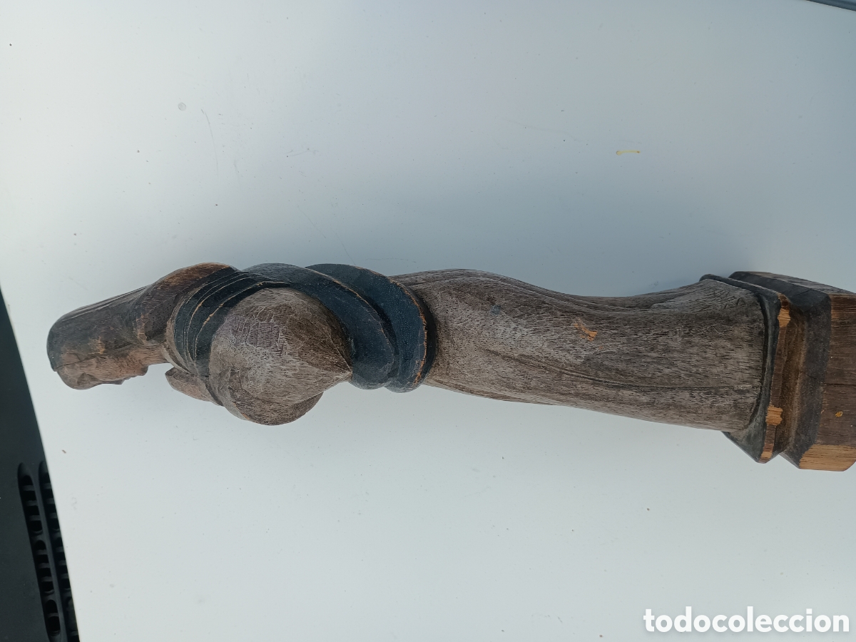 Arte: Virgen Santa madera tallada - Foto 8