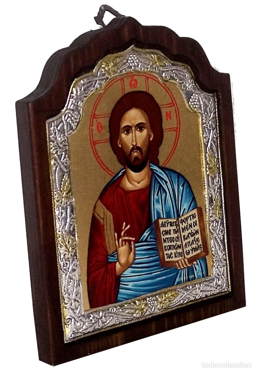 Arte: Icono de plata y oro Pantocr&aacute;tor - Foto 2