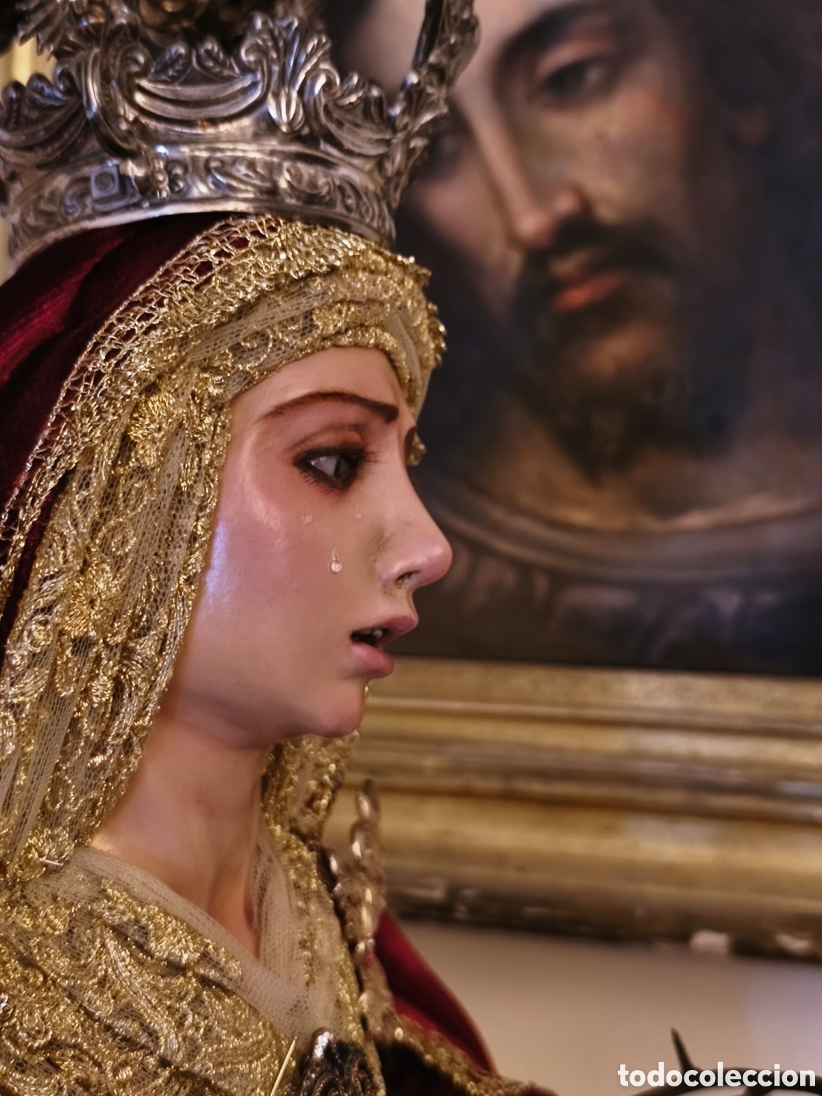 Arte: IMAGEN DE VIRGEN DOLOROSA - Foto 7