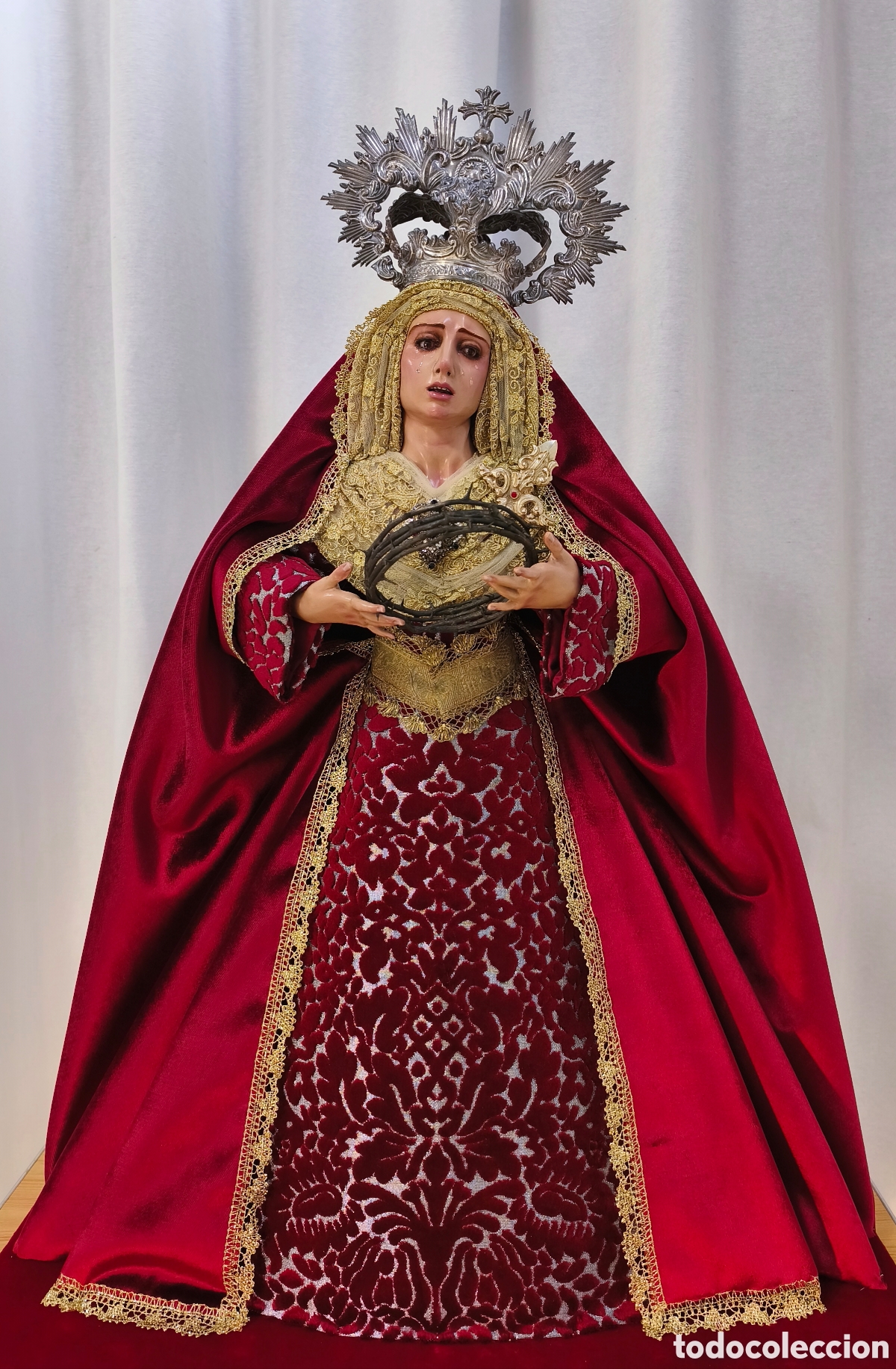Arte: IMAGEN DE VIRGEN DOLOROSA - Foto 8