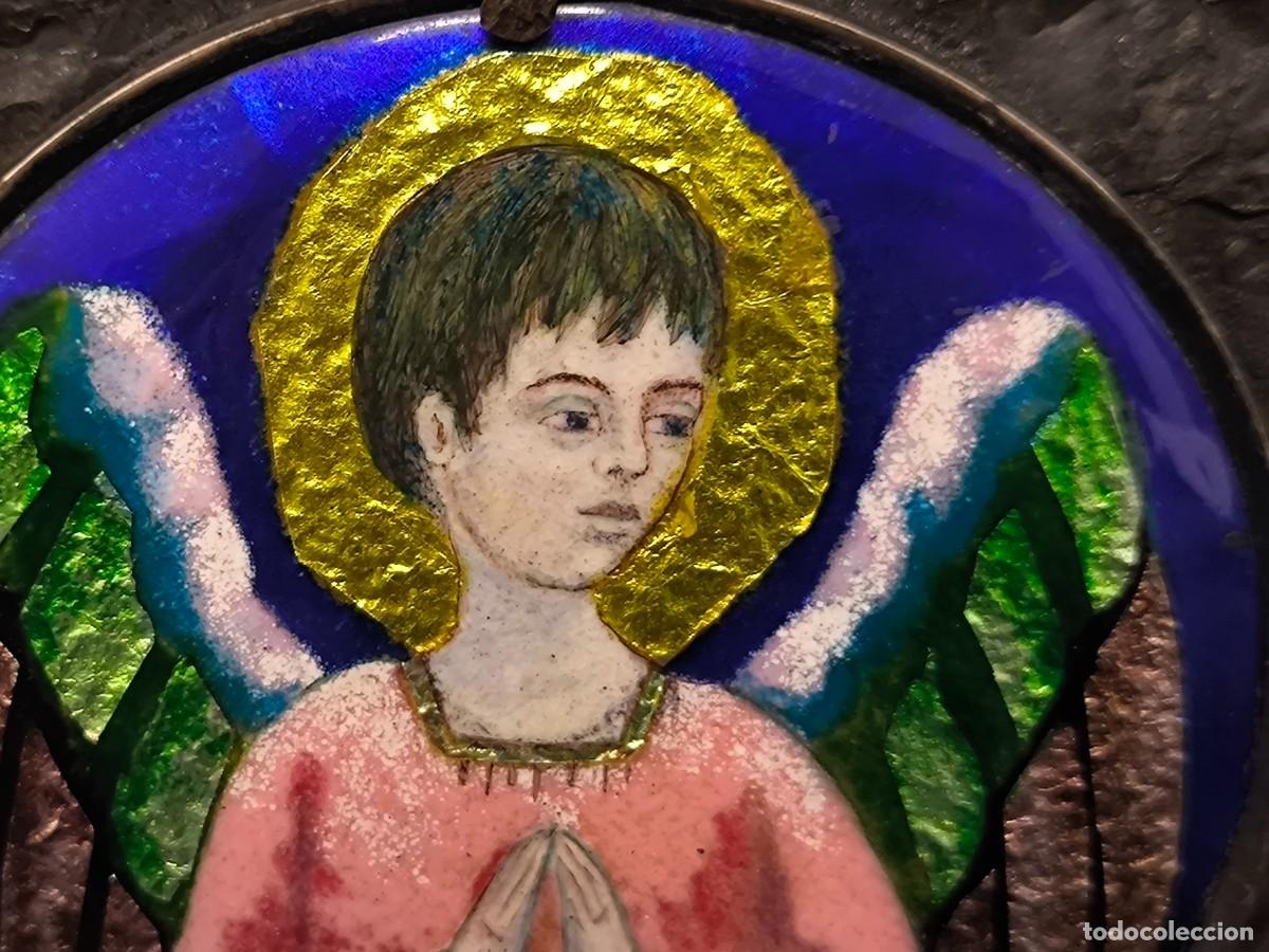 Arte: ESMALTE RELIGIOSO CON BASE EN HIERRO - Foto 5