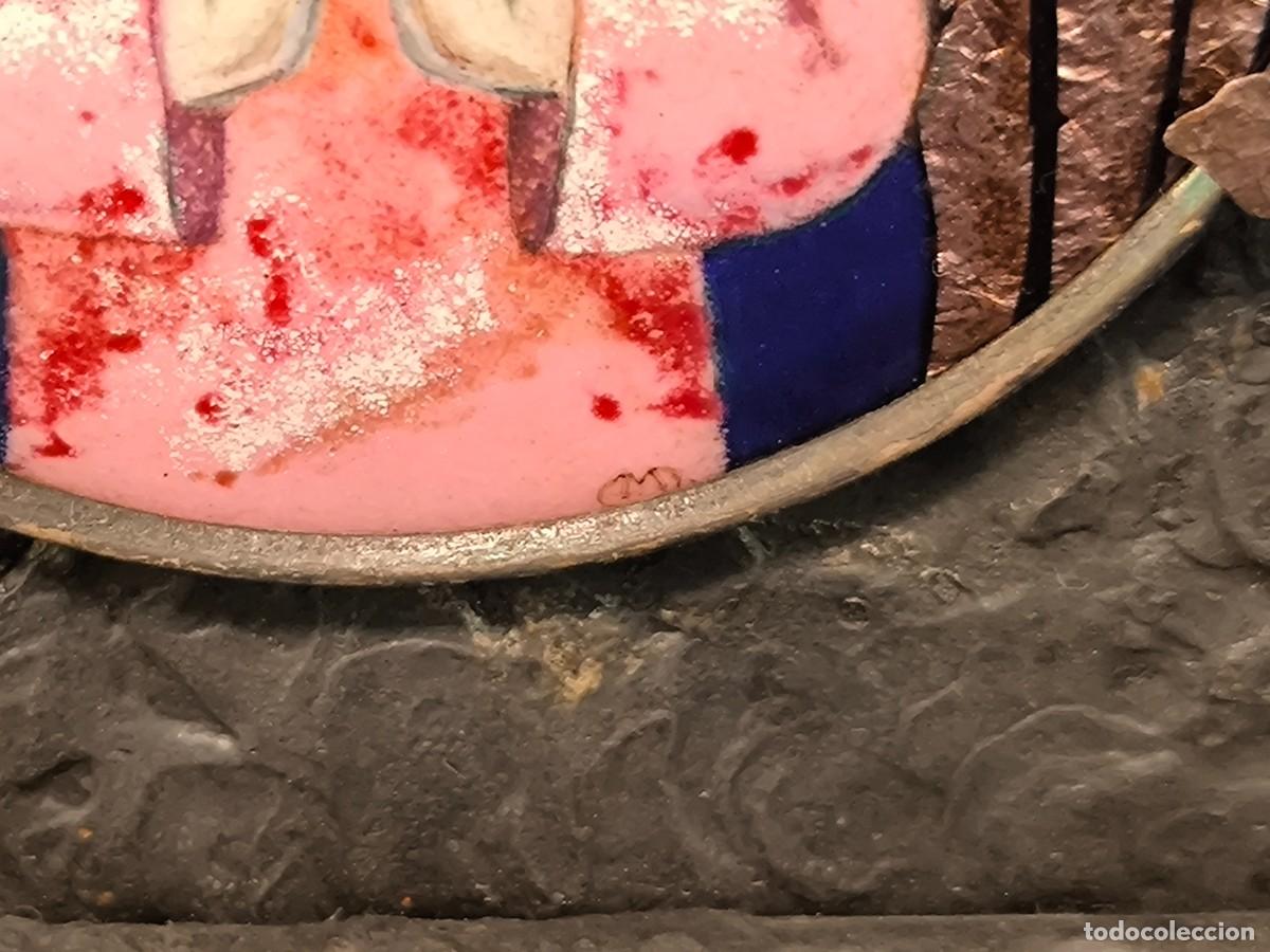 Arte: ESMALTE RELIGIOSO CON BASE EN HIERRO - Foto 7