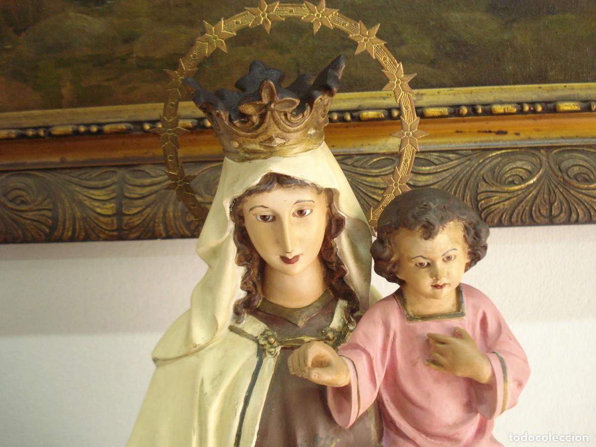 Arte: Virgen del Carmen sellada de Olot - Foto 3