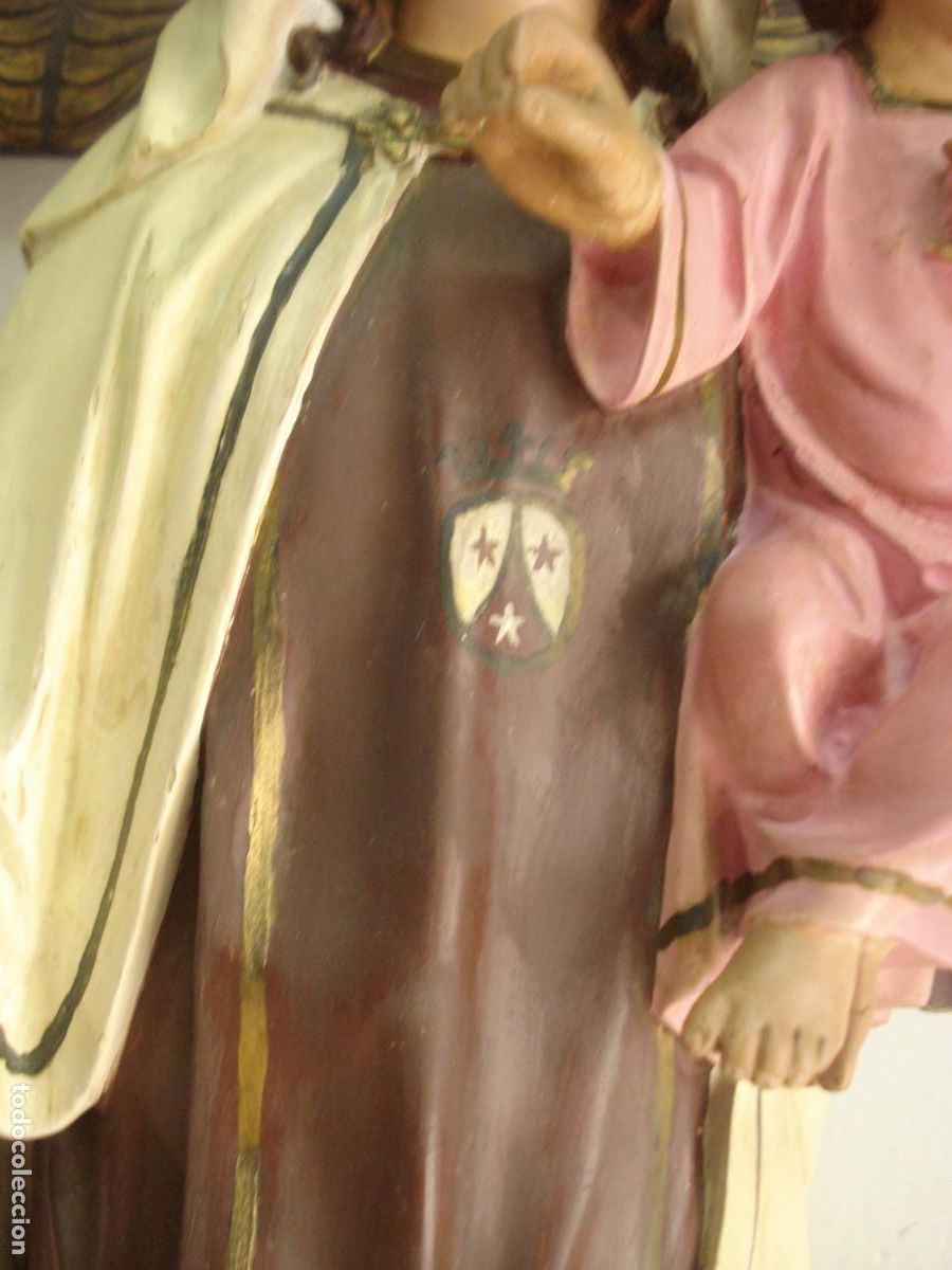 Arte: Virgen del Carmen sellada de Olot - Foto 5