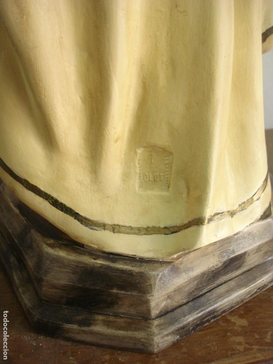 Arte: Virgen del Carmen sellada de Olot - Foto 4