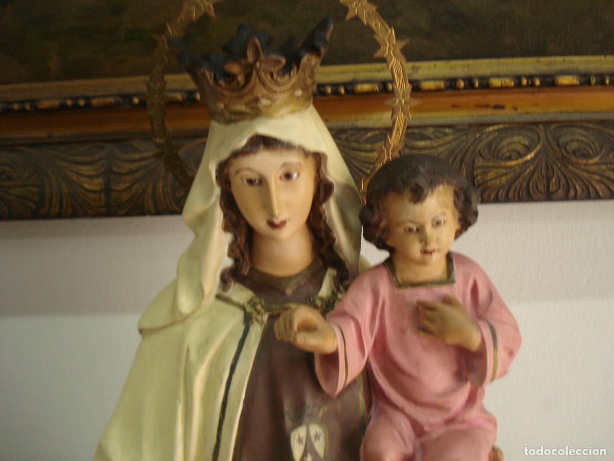 Arte: Virgen del Carmen sellada de Olot - Foto 2