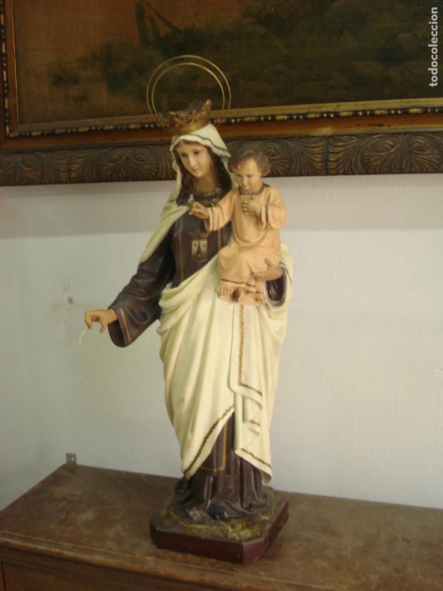 Arte: Virgen del Carmen sellada de Olot - Foto 1