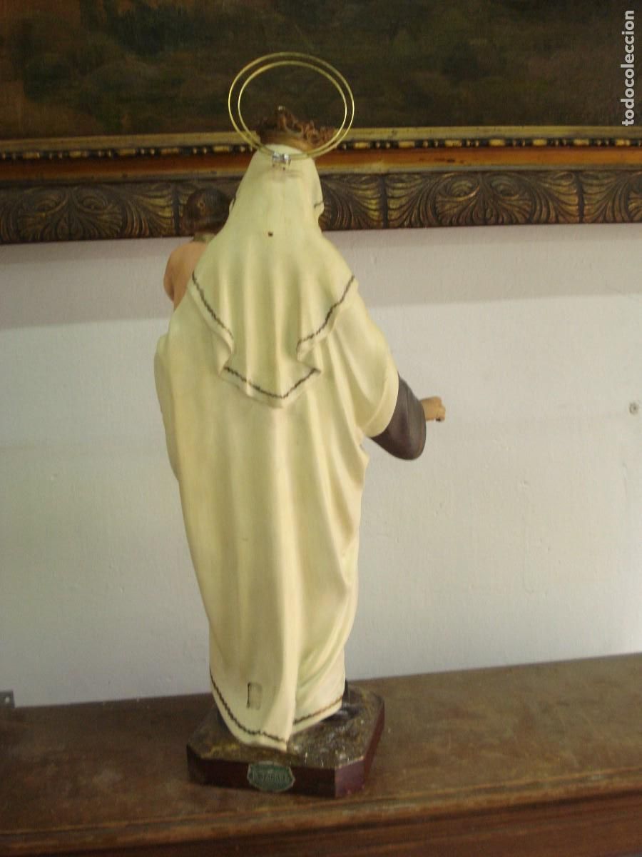 Arte: Virgen del Carmen sellada de Olot - Foto 4