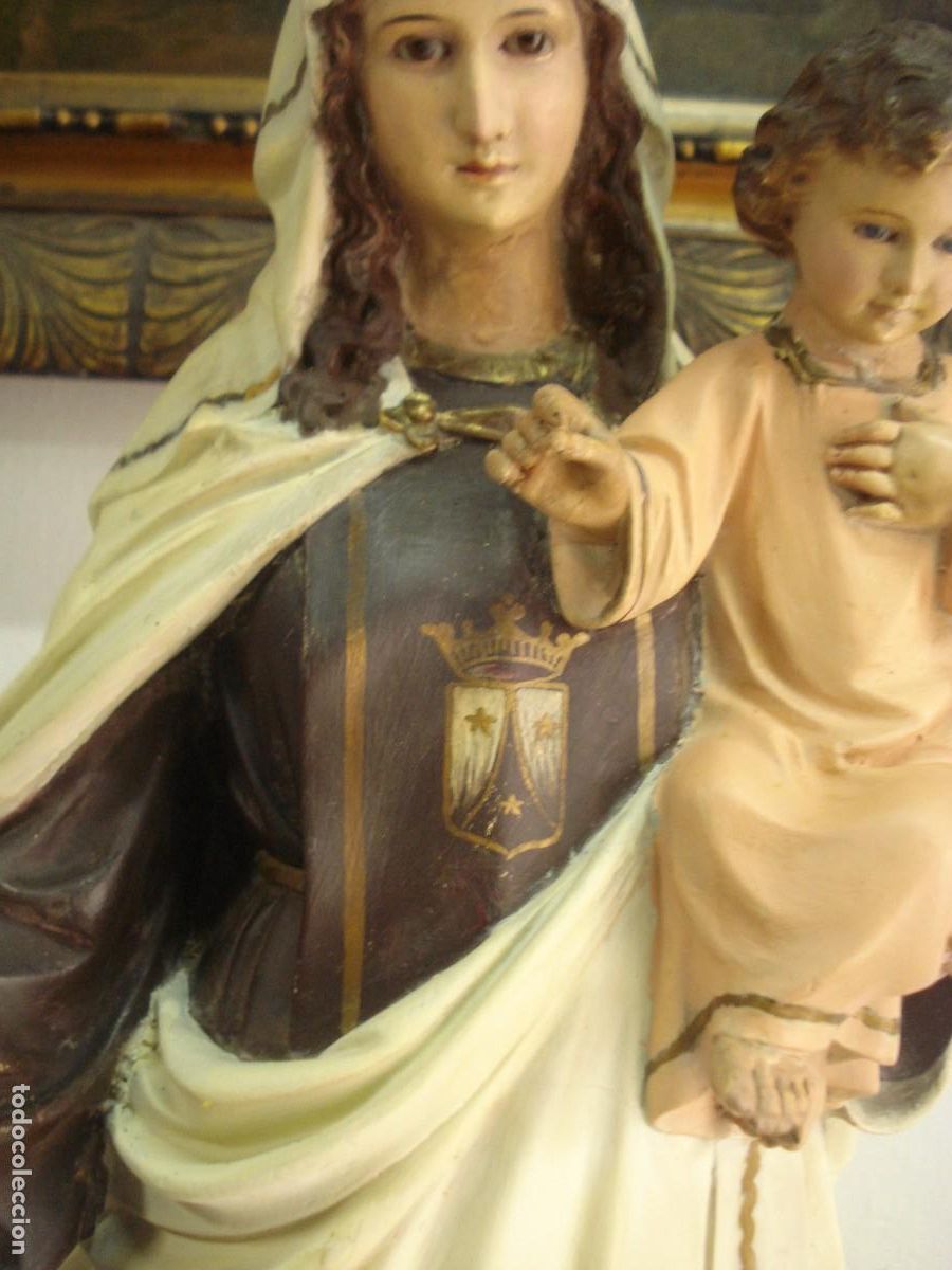 Arte: Virgen del Carmen sellada de Olot - Foto 5