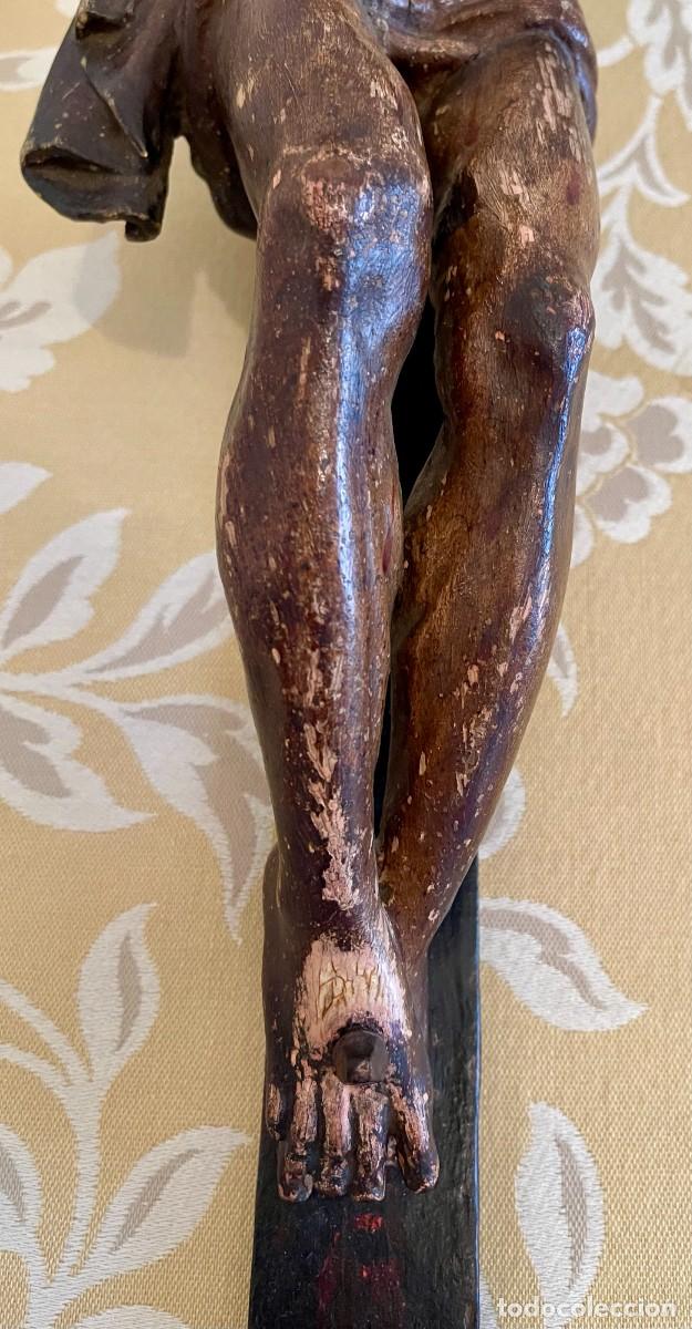 Arte: Cristo madera S.XVII - Foto 4