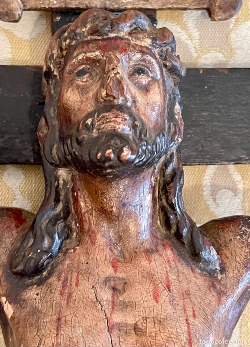 Arte: Cristo madera S.XVII - Foto 6