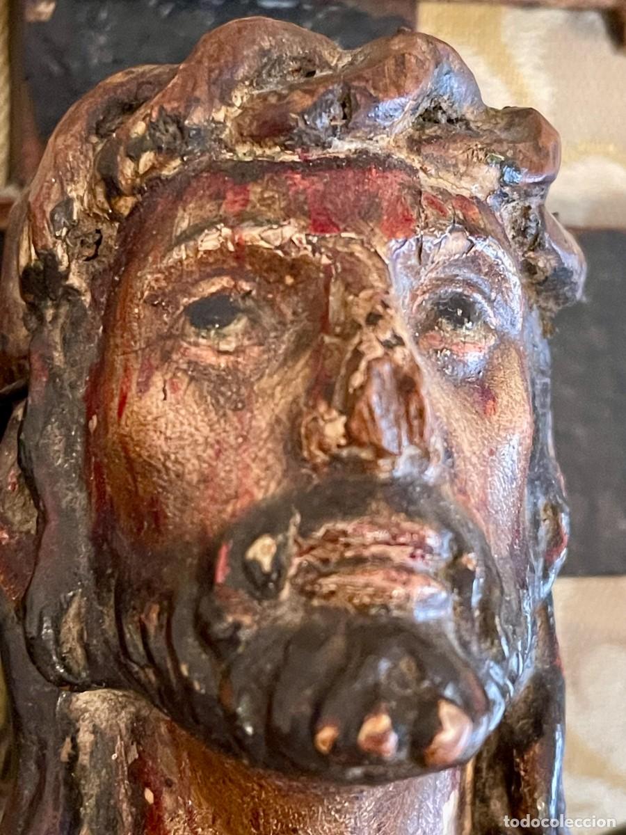 Arte: Cristo madera S.XVII - Foto 7