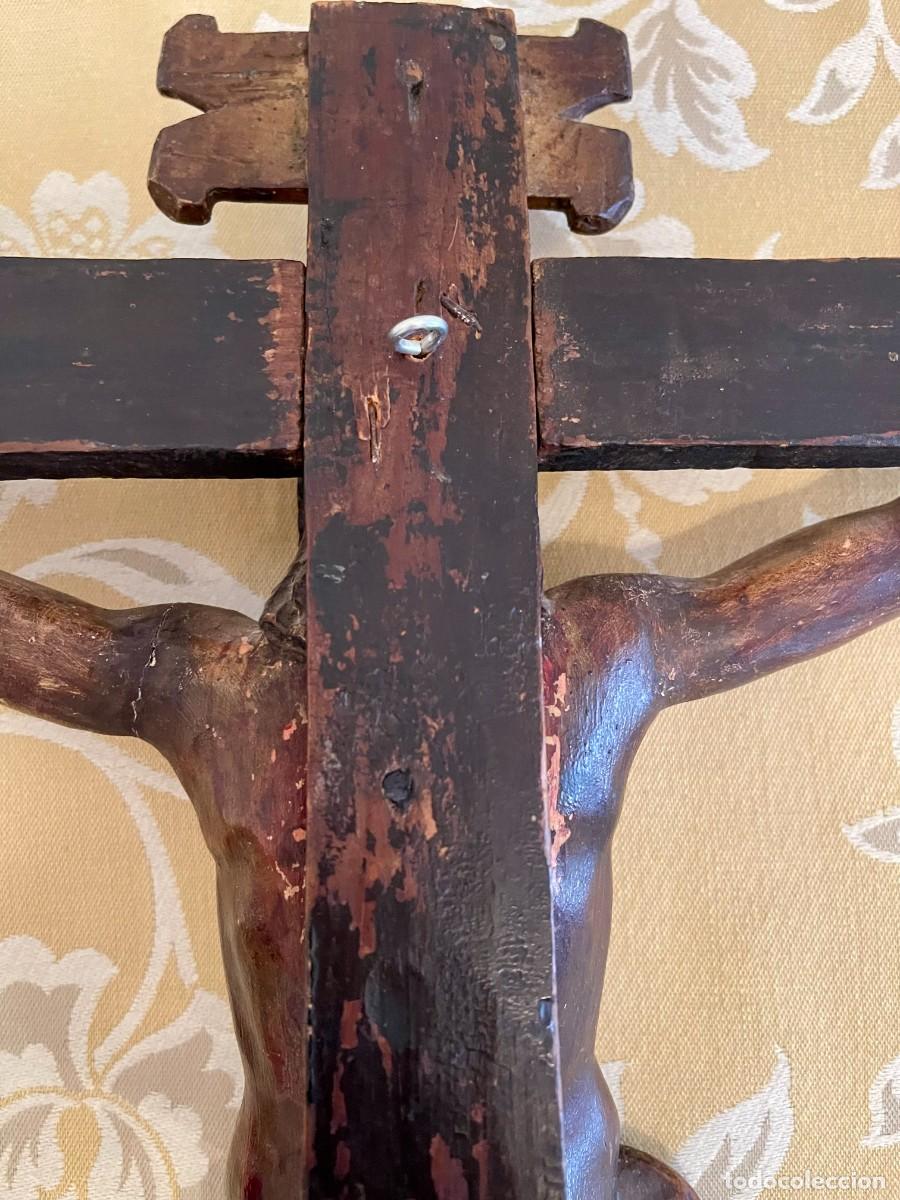 Arte: Cristo madera S.XVII - Foto 8
