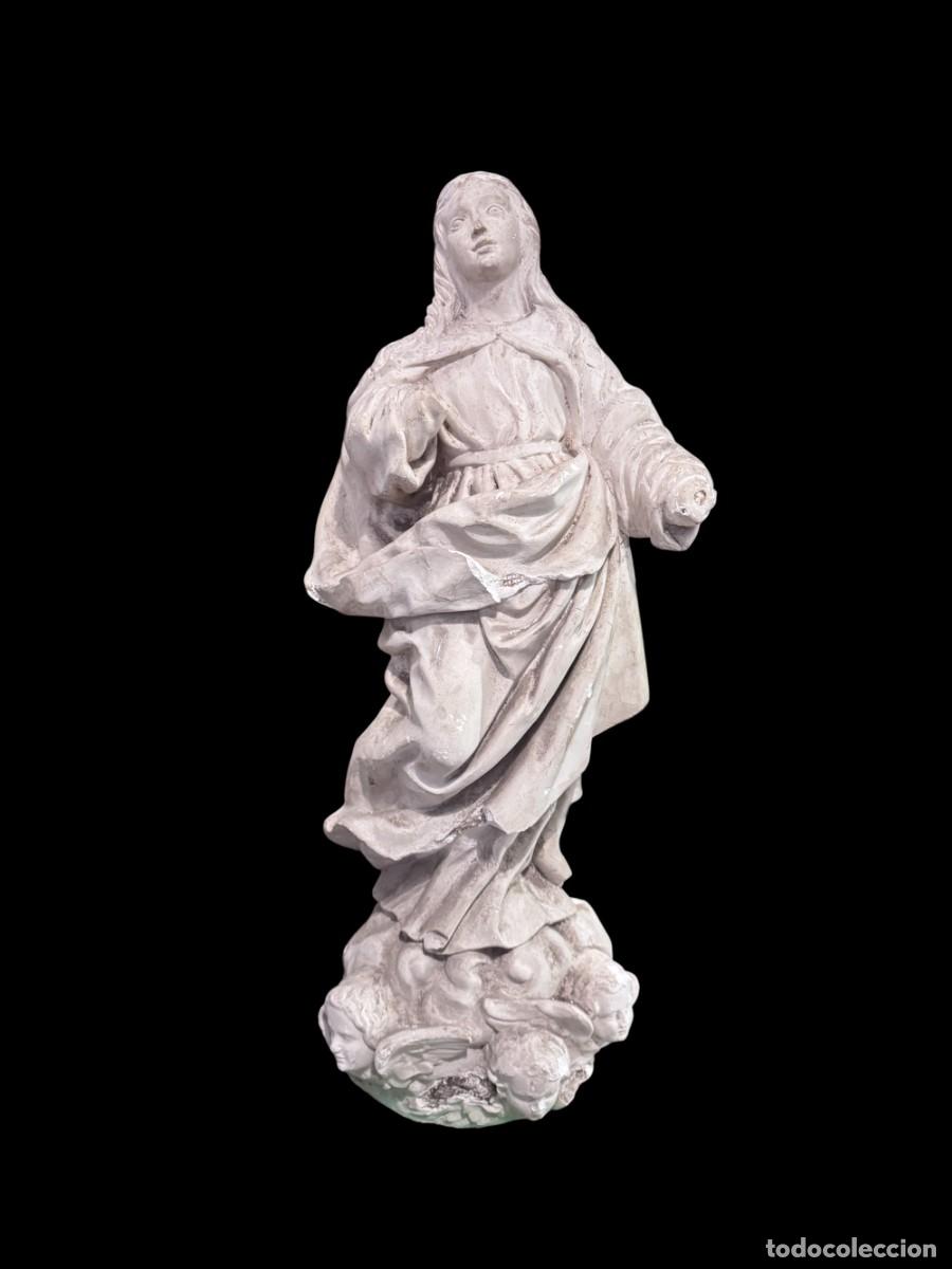 Arte: GRAN INMACULADA BARROCO EN ESTUCO - Foto 1