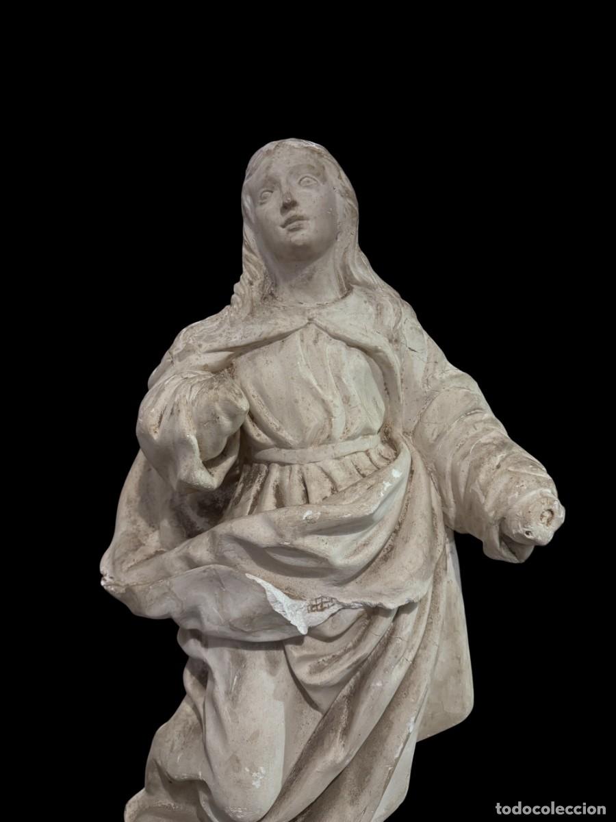 Arte: GRAN INMACULADA BARROCO EN ESTUCO - Foto 2