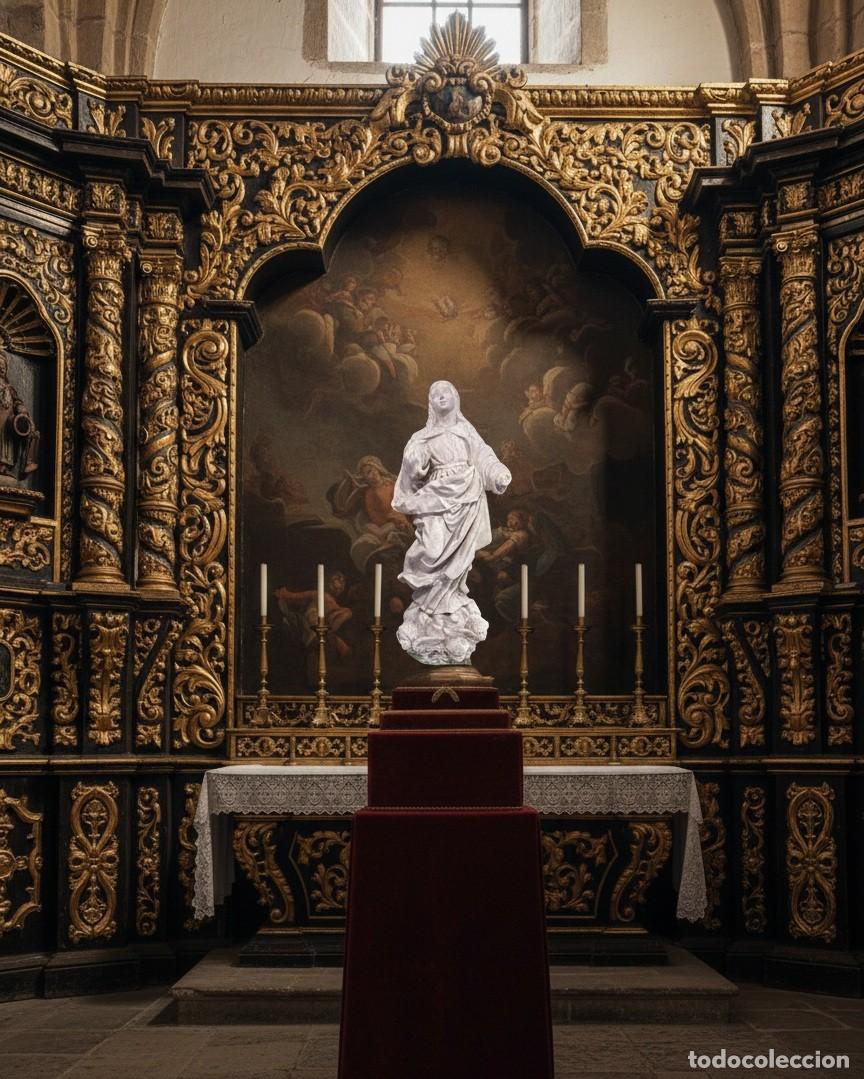 Arte: GRAN INMACULADA BARROCO EN ESTUCO - Foto 3
