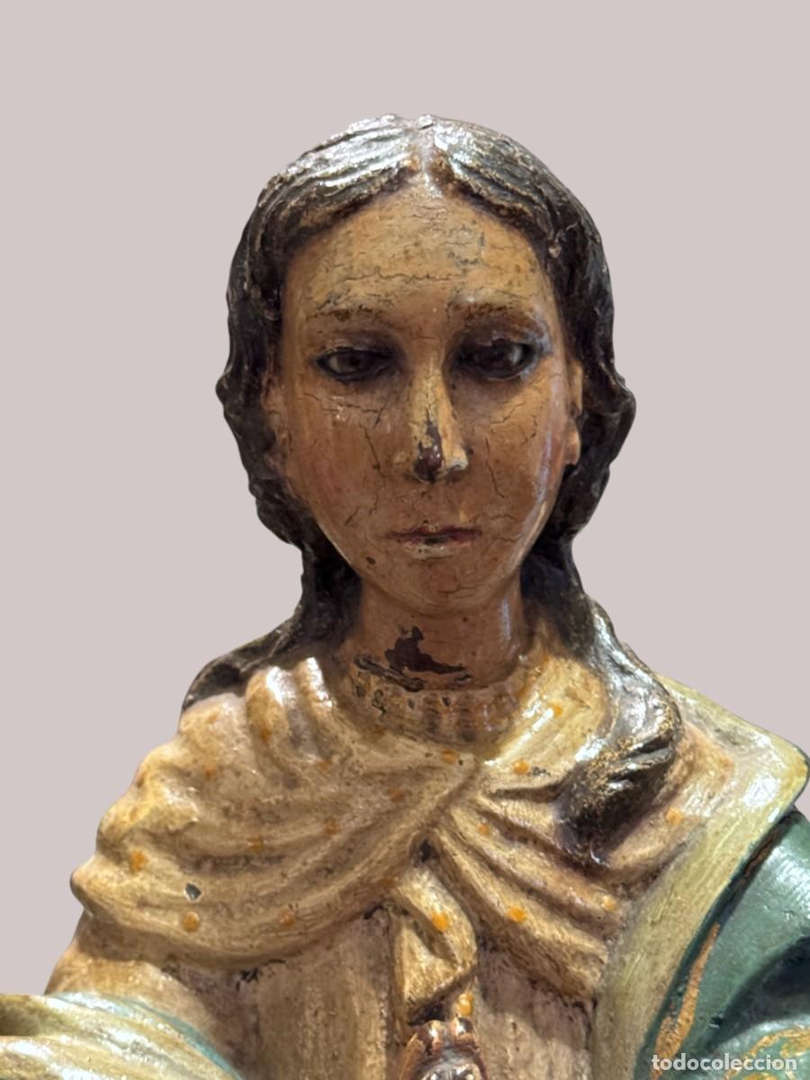 Arte: INMACULADA DE TALLA ANTIGUA - Foto 3