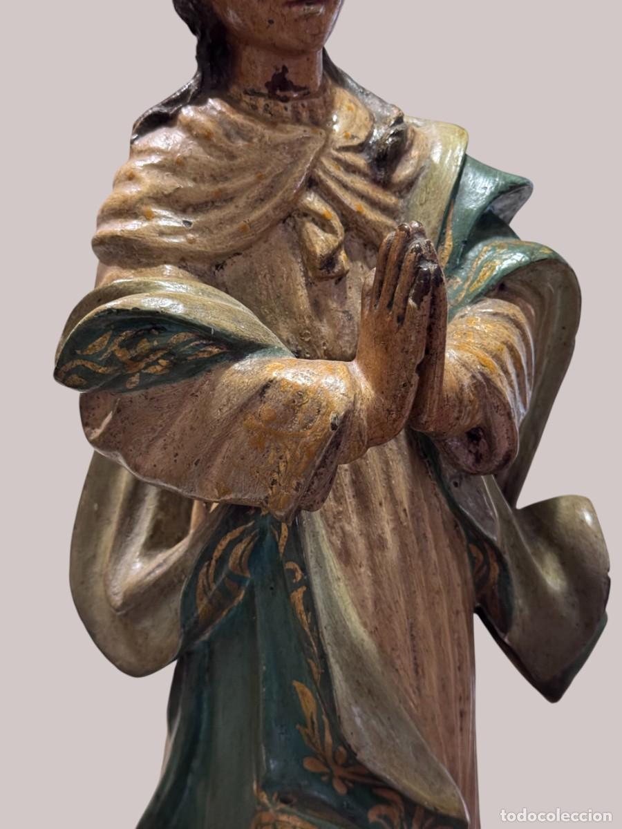 Arte: INMACULADA DE TALLA ANTIGUA - Foto 4