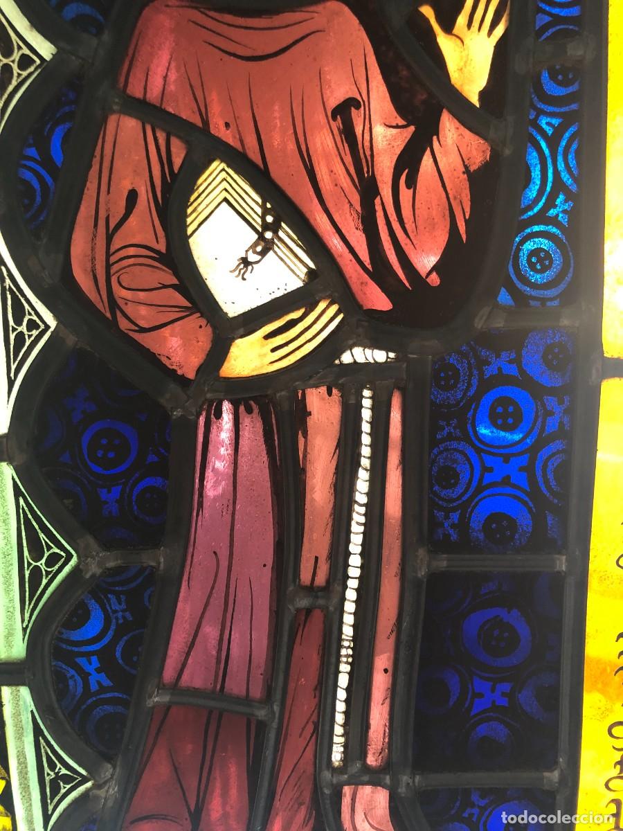 Arte: VIDRIERA CON SANTO FRANCISCANO - Foto 6