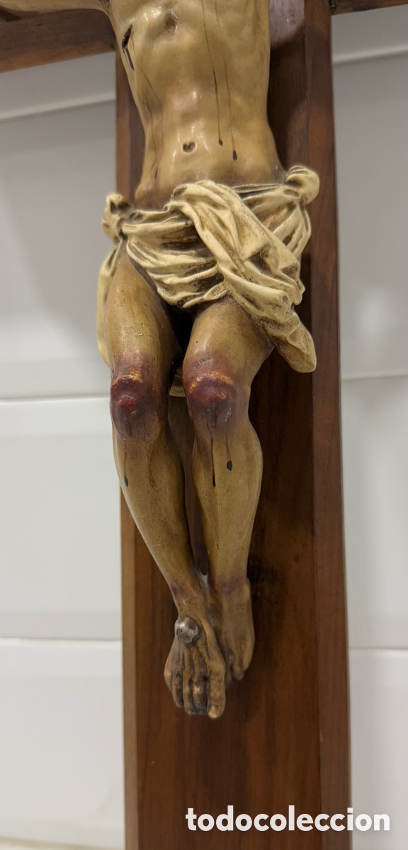 Arte: ANTIGUO CRISTO CRUCIFICADO DE OLOT - Foto 10