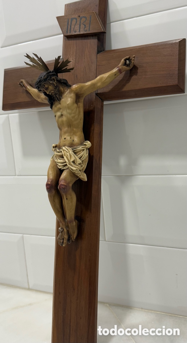 Arte: ANTIGUO CRISTO CRUCIFICADO DE OLOT - Foto 13