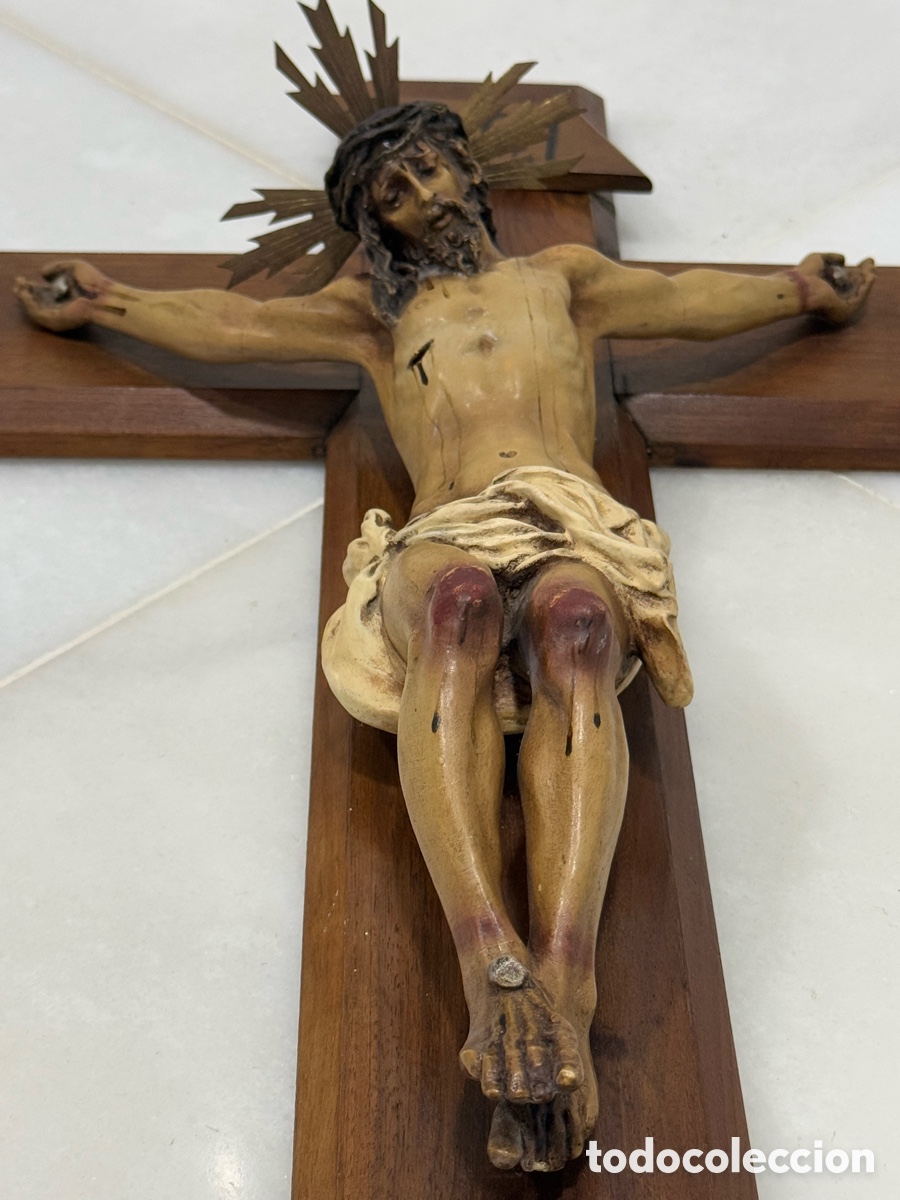 Arte: ANTIGUO CRISTO CRUCIFICADO DE OLOT - Foto 15