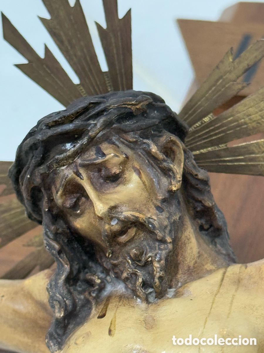 Arte: ANTIGUO CRISTO CRUCIFICADO DE OLOT - Foto 17