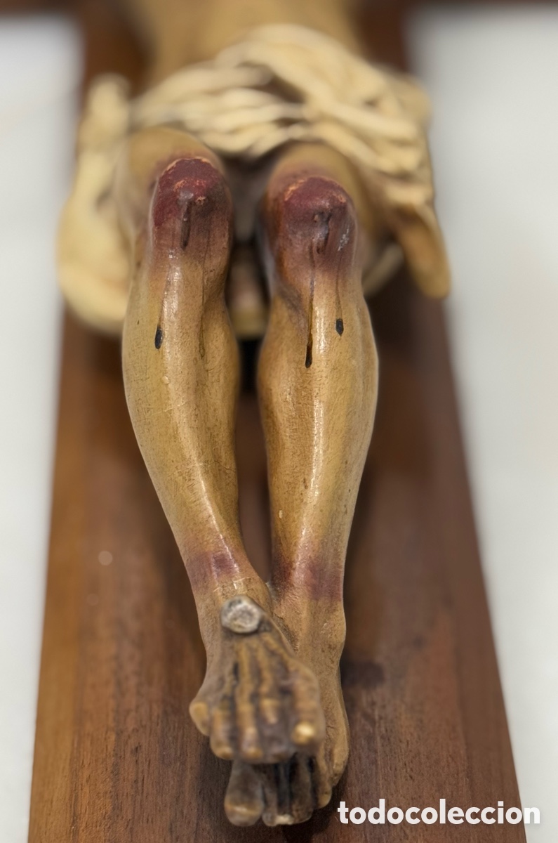 Arte: ANTIGUO CRISTO CRUCIFICADO DE OLOT - Foto 18