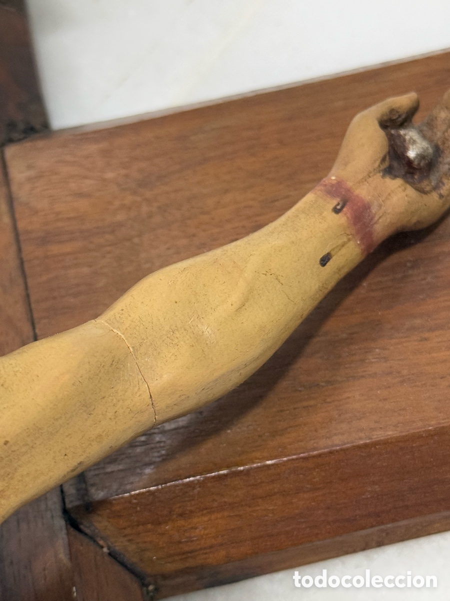 Arte: ANTIGUO CRISTO CRUCIFICADO DE OLOT - Foto 19