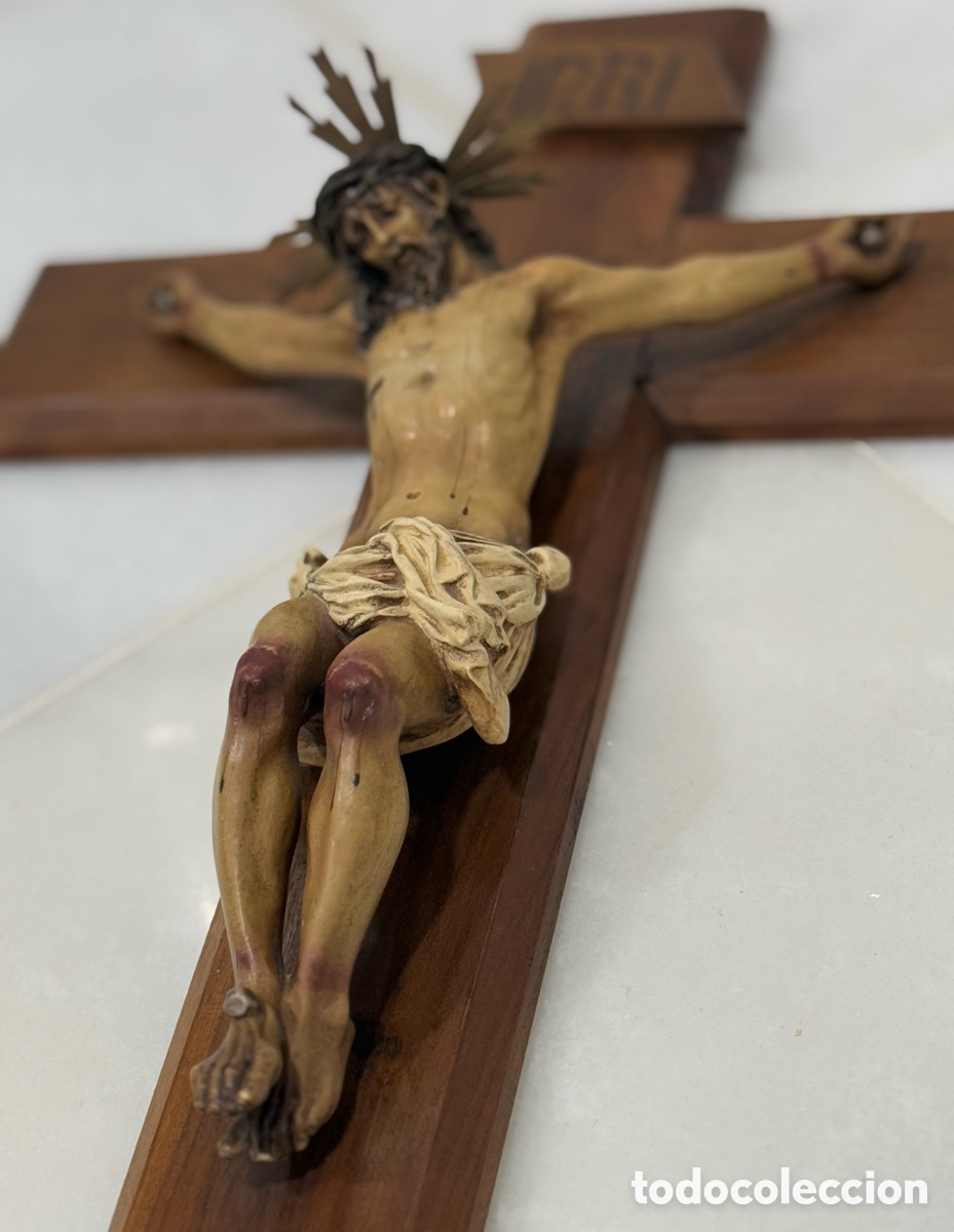 Arte: ANTIGUO CRISTO CRUCIFICADO DE OLOT - Foto 21