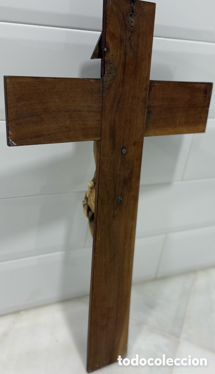 Arte: ANTIGUO CRISTO CRUCIFICADO DE OLOT - Foto 24