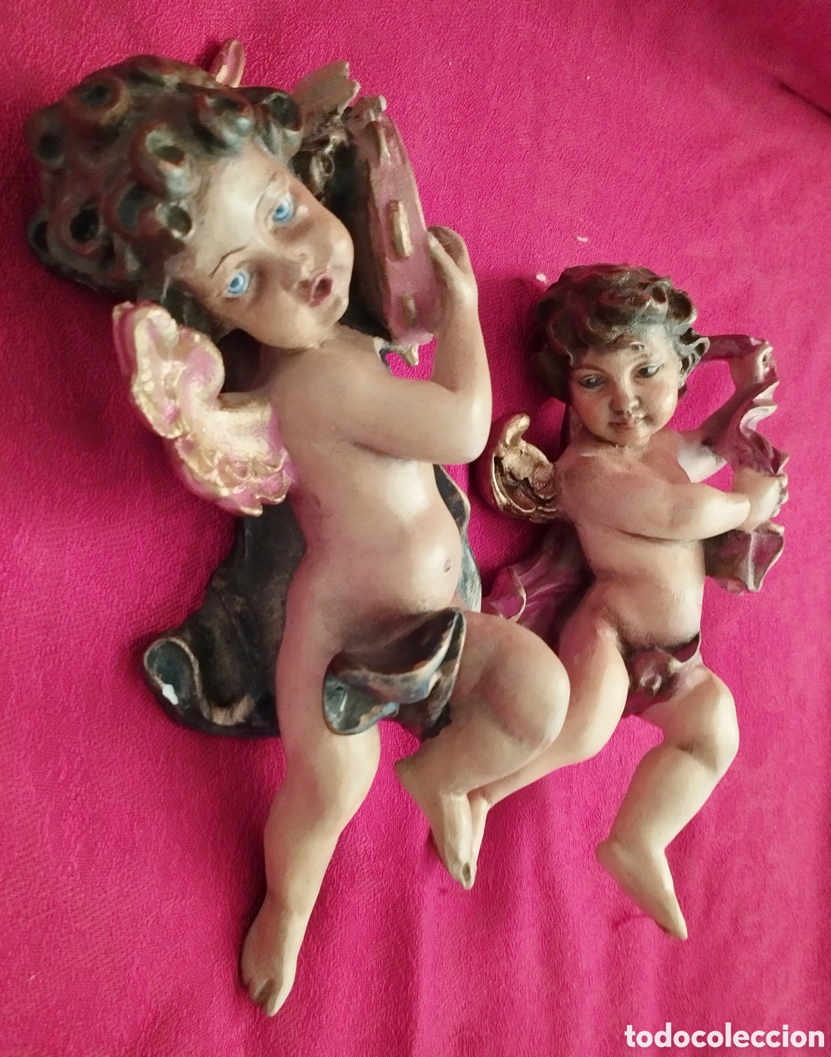 Arte: Dos Antiguos Querubines. - Foto 4