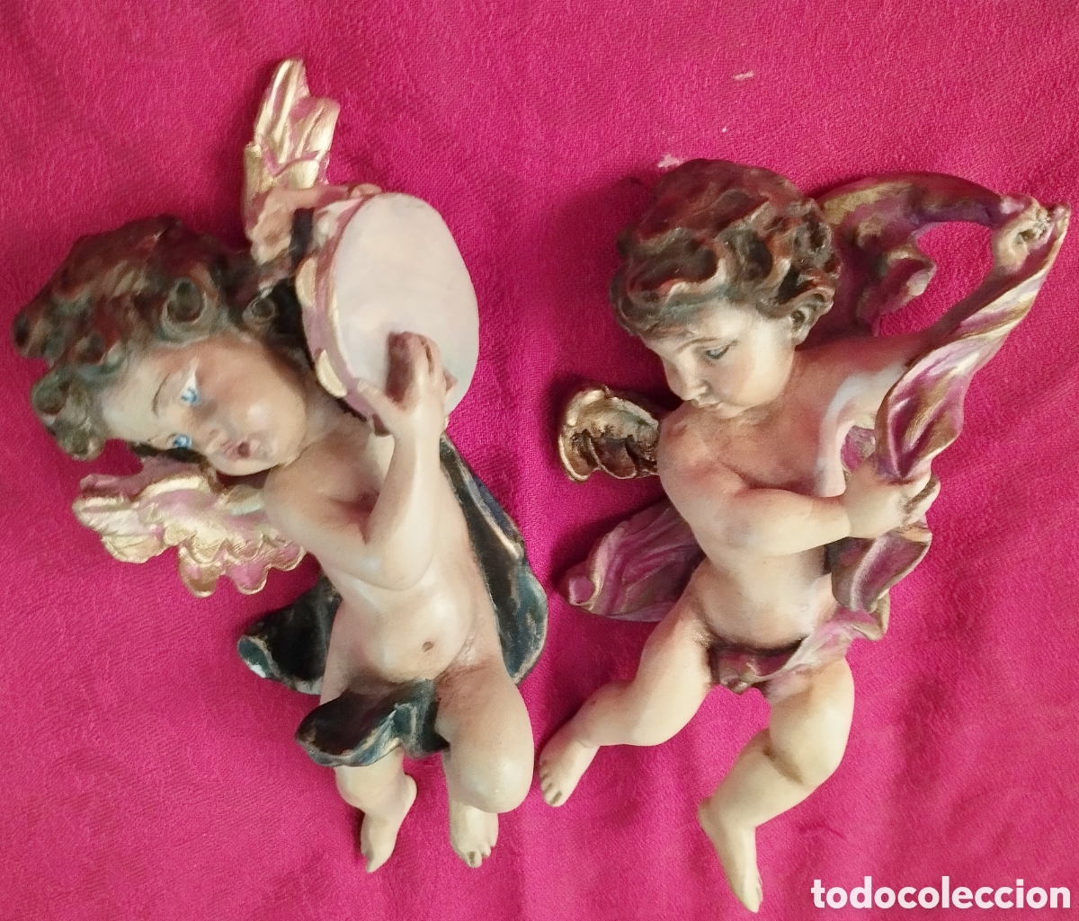 Arte: Dos Antiguos Querubines. - Foto 6
