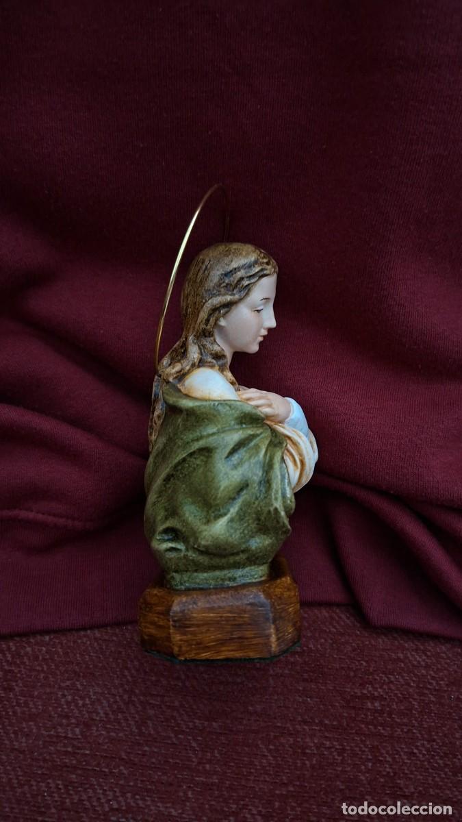 Arte: Busto Virgen Mar&iacute;a. 15 cm - Foto 2