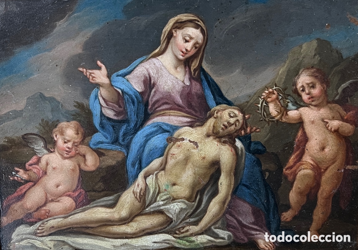 Arte: PIEDAD (SIGLO XVIII) - Foto 2