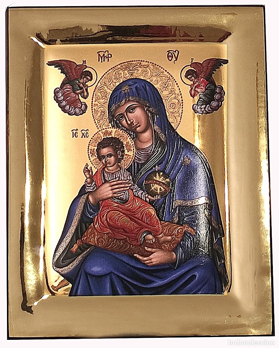Arte: Iconos Virgen de Corf&uacute; con extra brillo - Foto 1