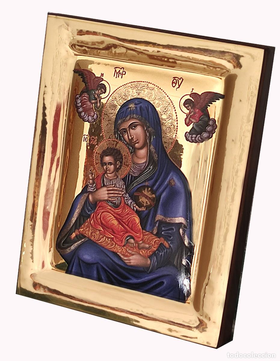 Arte: Iconos Virgen de Corf&uacute; con extra brillo - Foto 2