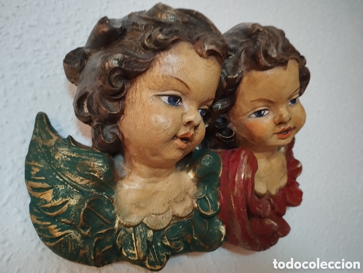 Arte: Antiguos Bustos Querubines. - Foto 10